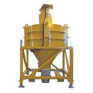 cyclone separator / for bulk materials / for the recycling industry / vacuum