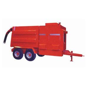 suction trailer / tandem / for industrial materials