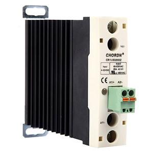 AC solid state relay / DC / AC output / plug-in