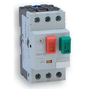 DIN rail protection relay / three-phase / for motors