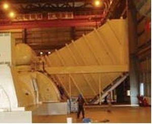 exhaust silencer / turbine