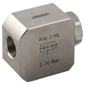 compressed air relief valve / for water / in-line / for exhaust gas