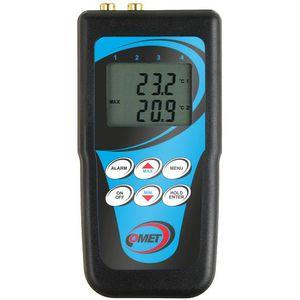 RTD thermometer / digital / hand-held / high-accuracy