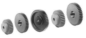 straight-toothed gear / hub