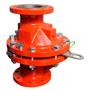 tank safety valve / for pipelines / flange