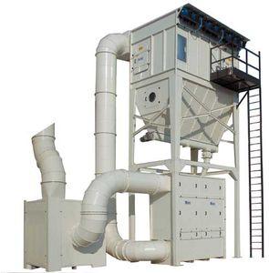 fume filter / cartridge / backwash / vacuum