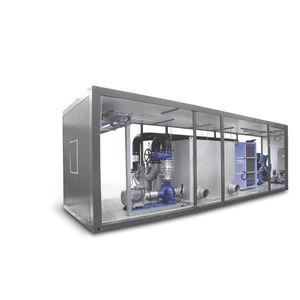 centralized cooling plant / heat-recovery / container