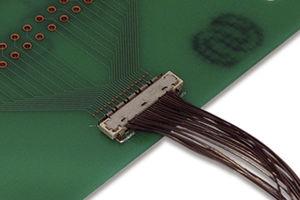 coaxial connector / wire-to-board / SMT / parallel