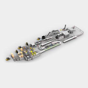 carbonated drink complete packaging line / fully-automatic