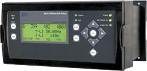 current protection relay / three-phase / DIN rail / programmable