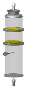 liquid filter / pneumatic / disc / compensation