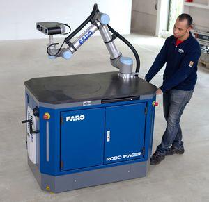 3D laser scanner / mobile / automated / for coordinate measuring machines