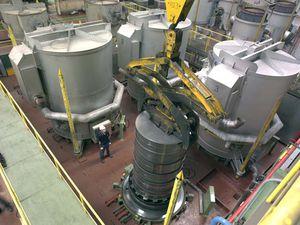 heat treatment furnace / annealing / bell / gas