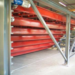 horizontal automatic storage system / compact / for large loads