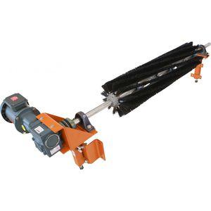 cylindrical spiral brush / cleaning / polypropylene / for conveyors