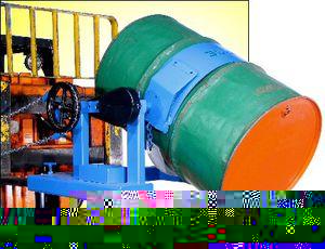 drum emptying system / for forklift trucks