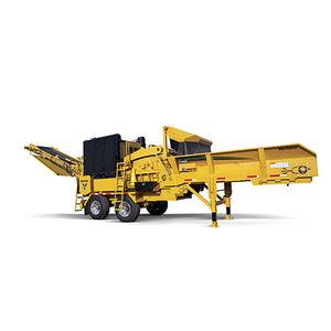 pin mill / horizontal / waste / for wood