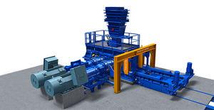 hydraulic mill / horizontal / for ore / compact