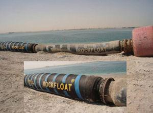 hose for marine applications / discharge / rubber