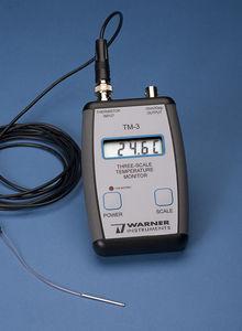 thermistor thermometer / digital / portable / industrial