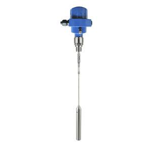 TDR-guided wave radar level sensor / bulk solids / stainless steel / 4-20 mA