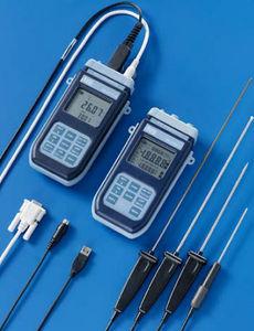Pt1000 thermometer / digital / portable / industrial