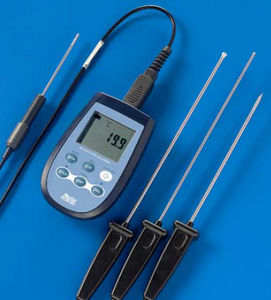 digital thermometer / portable / contact / industrial