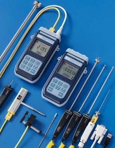 thermocouple thermometer / digital / portable / with built-in printer