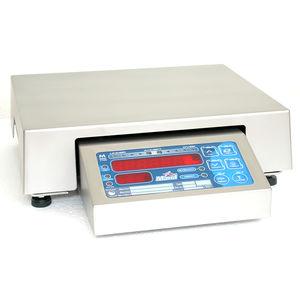 retail scales / compact / with LED display / stainless steel