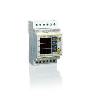 voltage measuring device / power / digital / DIN rail