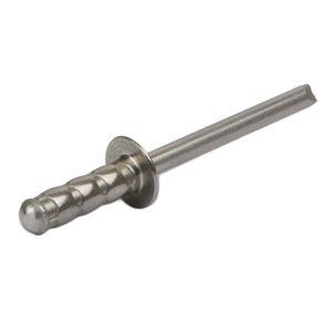 blind rivet / button head / with round head / cylindrical head