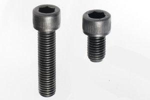 threaded bolt / with hexagonal head / shoulder