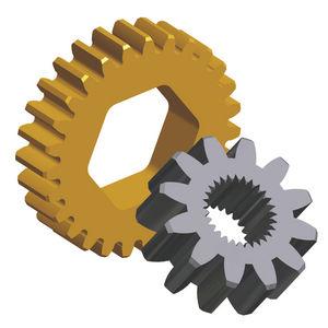 straight-toothed gear / custom / hub