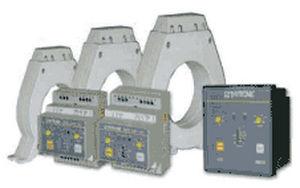 earth-leakage protection relay / current / time delay / for motors