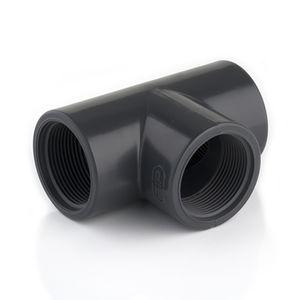 PVC fitting / threaded / straight / elbow