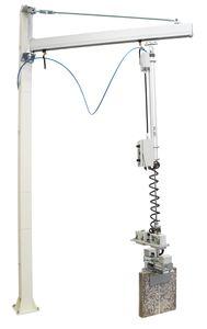 pneumatic manipulator / with gripping tool / with hook / with suction cup