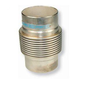 metal pipe expansion joint / round / weld-on