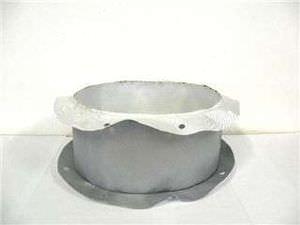 fabric pipe expansion joint / round / weld-on / for industrial applications