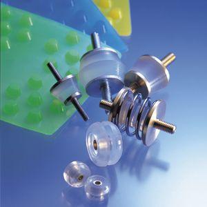 vibration damper / anti-vibration / visco-elastic / for machines