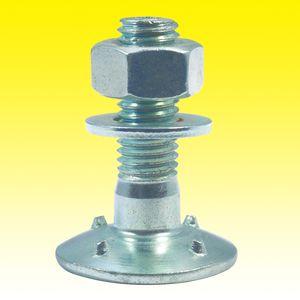 bucket elevator bolt / threaded / stainless steel / carbon steel