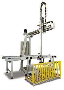 manipulator with suction cup / unloading / loading / for glazing