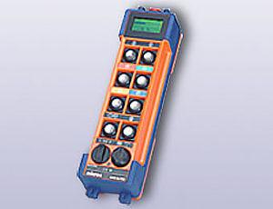 radio remote control / with buttons / with display / for lifting equipment