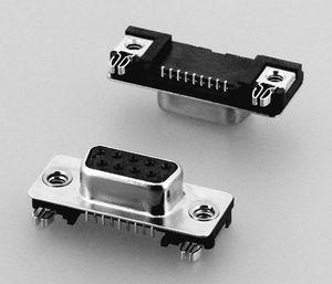 RF connector / D-sub / SMT / rectangular