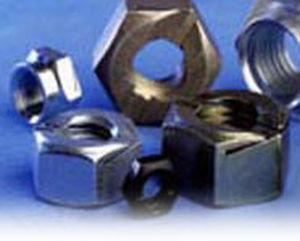 hexagonal nut / self-locking / metal