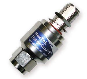 type 1 surge arrester / with quarter-wave shorting stub / in-line / telecommunications