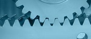 straight-toothed rack and pinion / custom-made / ground / steel