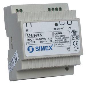 AC/DC power supply / single-output / DIN rail / compact