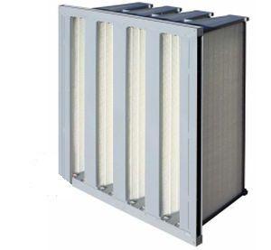 air filter / pocket / energy-efficient / V-form