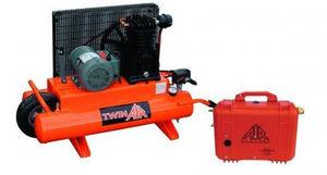 breathing air compressor / mobile / AC / rotary vane