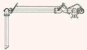 top-loader loading arm / fluid transfer